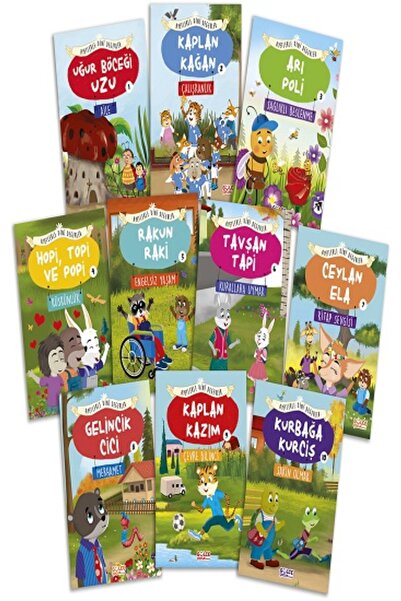 Gülce Kitap Ayetlerle Dini Değerler Set (10 Kitap)