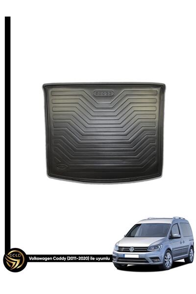 Black Gold Volkswagen Caddy 2011-2020 Kauçuk Galaxy Model Bagaj Havuzu
