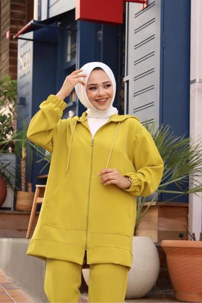 lurex moda طقم رياضي كريب مزدوج