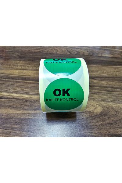 Derya Eagle AC3001 Etichetă rotundă de verificare a artei de 63x63 mm - 1000 de role