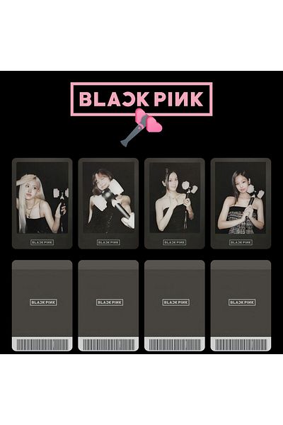 Kpop Dünyasi BLACKPINK ''Light Stick Ver.2'' POB Photocards