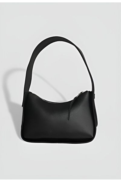 YMZBAG Black women's Baguette handbag