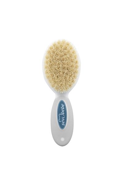 Sevi Bebe Natural Brush Comb Set ART-401 Gray