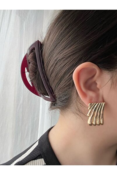 yakouchuu السنة الجديدة الخاصة أقراط لامعة متموجة