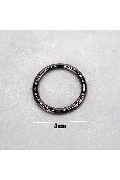 Ritzz Κλιπ δαχτυλιδιού τσάντας ελατηρίου 40mm Anthracite