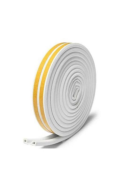 yunuskayatek Door Window Tape Wick Adhesive Cold Insulation Tape 3x2=6 Meters (White) Ideal Size for 1 Door