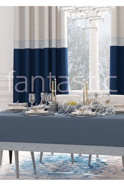 FANTASTIC BORDERS BORDURĂ PERDEA LĂTĂ ȚESUTĂ CU MODEL DE MARMURĂ / ACCESORII (10 CM. LĂȚime - 3,5 MT. LUNGIME)