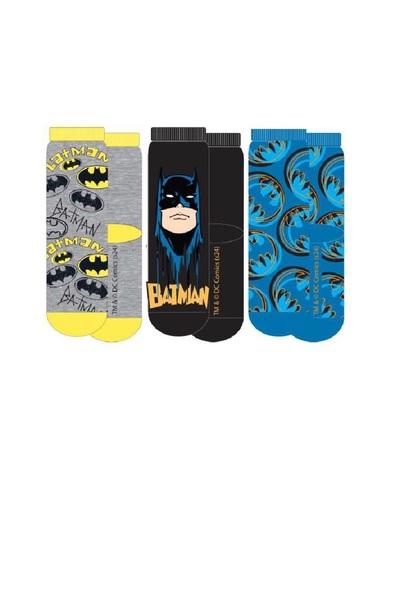 DC COMICS - BATMAN باتمان 21581 جوارب مرخصة للأطفال مكونة من 3 قطع