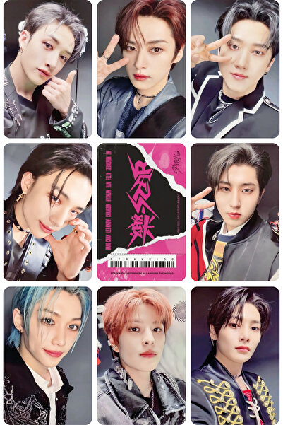 Altun Stray Kids "Rock Star" Roll ver. 8'li Fotokart Seti