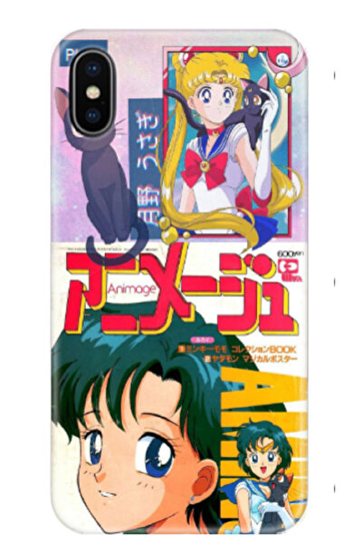 Newon غطاء حماية لهاتف آيفون XS ماكس بتصميم بحار القمر القمر المحارب