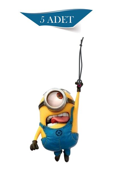1001MODEL Minion 5'li Dekoratif Oto Kokusu ve Oto Aksesuarı