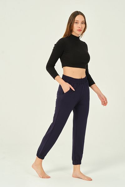 İntensive Γυναικεία φούτερ Jogger Basic με ψηλή μέση με ελαστική μέση και πόδι