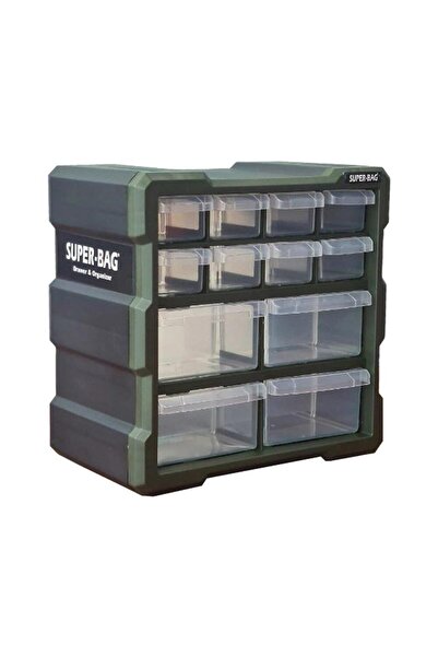 ASRIN Asr-6007 12 Li Organizer Küçük Monoblok Çekmece 26,2X15,7X26,7 Cm