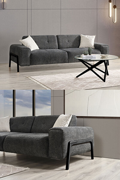 Eymense Dolex Sırt Mekanizmalı Üçlü Koltuk Kanepe