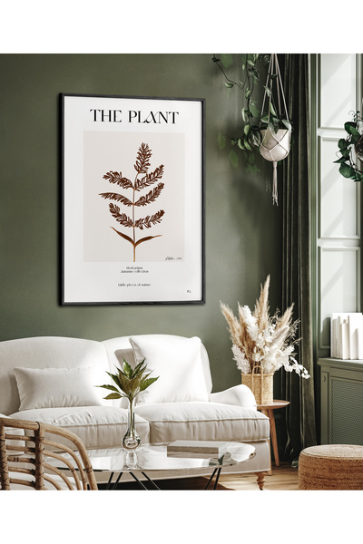 HOMEPACK Pictură cu un singur cadru The Plant Modern Art Poster Painting TK/271