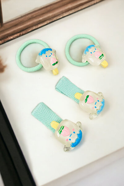 AYMETA TİCARET Set de 4 bucăți pentru copii din cauciuc și clemă