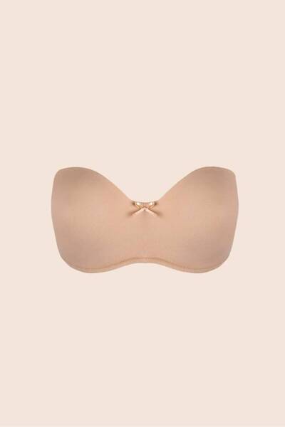 AYYILDIZ Ayyıldız 3655 Tan Strapless Push-Up σουτιέν