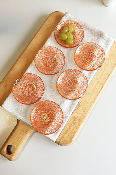 Sunu Orange Dots Turuncu Noktalı 6'lı Mini Kase-8,5cm