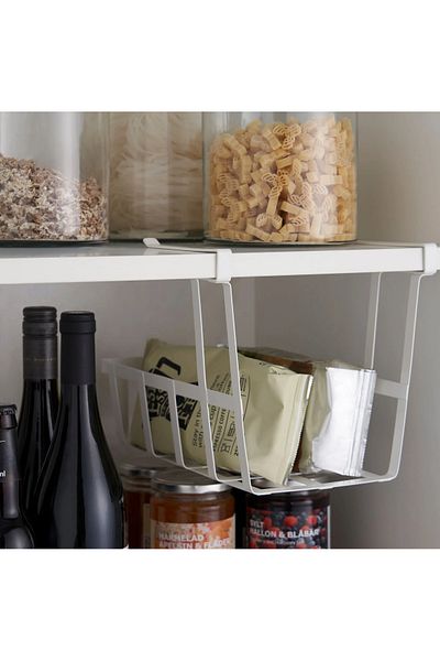 IKEA Κρεμαστό ντουλάπι Organizer 22 x 26 x 19 cm Λευκό μέταλλο