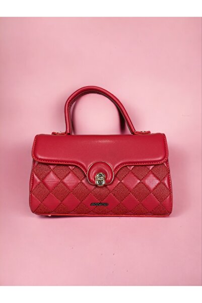 Angel Polo red hand and shoulder bag