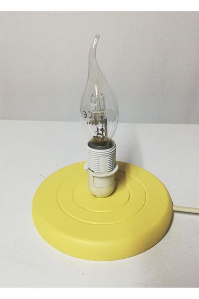 TEKAY AYDINLATMA Night Light Lamp Shade Leg with Wooden LegsE 14duy candle lamp holder decorative your night lamp