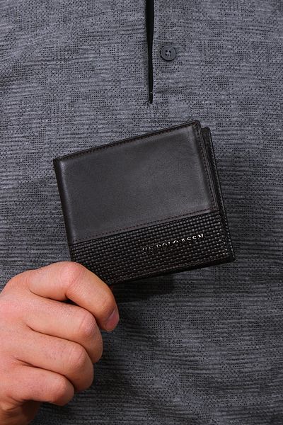 U.S. Polo Assn. БАЗА. POLO ASSN. 2141-42-43 ПОРТФЕЙЛ ОТ ЕСТЕСТВЕНА КОЖА КАРТОДЪРЖАТЕЛ КАФЯВ
