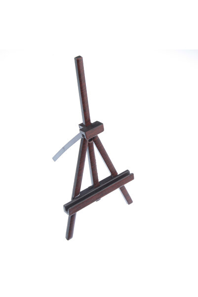 Tek-İş Masaüstü Ayarlı Ahşap Görünümlü Plastik Mini Şövale Üç Ayaklı Resim Kitap Tablet Resim Sehbası