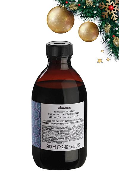 Davines Alchemic Silver 280 ml - Shampoo for Grey and Platinum Hair - Intensive