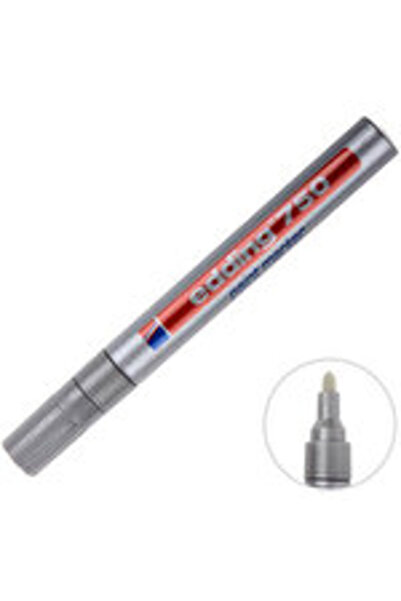 Edding ( 2 ADET ) Edding 750 Boya Marker Kalem Gümüş