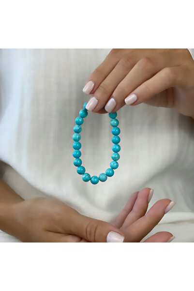 Padore Accessory A+ KALİTE | Üçüncü Gözünüzü Açın: Turkuaz-Firuze Doğal Taş B...