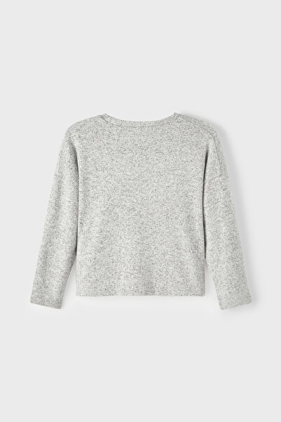 name ıt Girls Sweater Gray