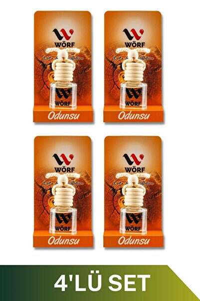 WÖRF Wörf 8 ML Oto Ayna Kokusu Odunsu 4 Adet