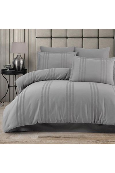 Clasy SINGLE PERSON Duvet Cover Set MELKOR V3 GRAY