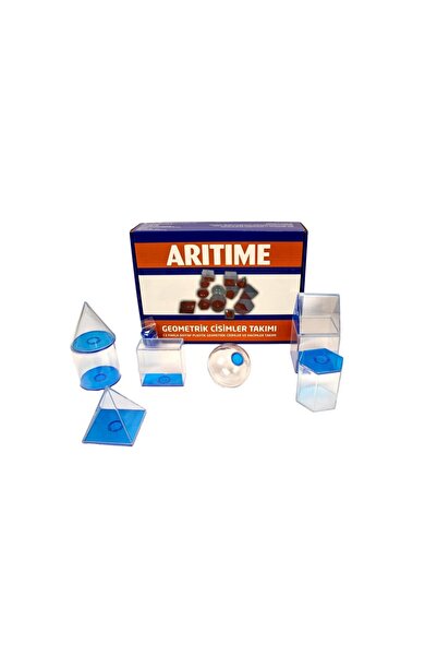 Emin İş Eğitimi Geometrik Cisimler Takımı 13 Parça Şeffaf Plastik Geometrik Cisimler ve Hacimler Takımı