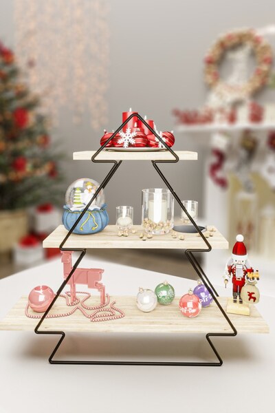 Bino Düzenleyici Organizer Mutfak Rafı Banyo Rafı Masif Salon Duvar Rafı Mat ...