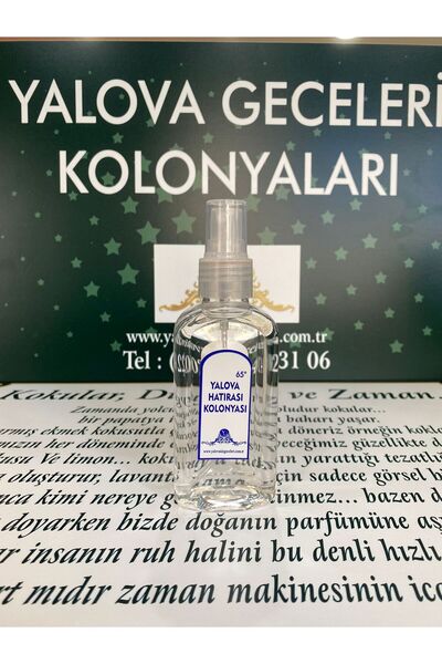 YALOVA GECELERİ Yalova Hatırası Kolonyası 150 mL Sprey