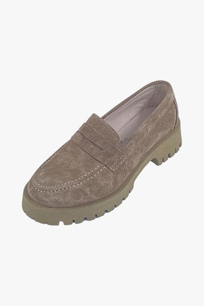 SOSELA 78-02-75001 Women's Nubuck Mink Loafer