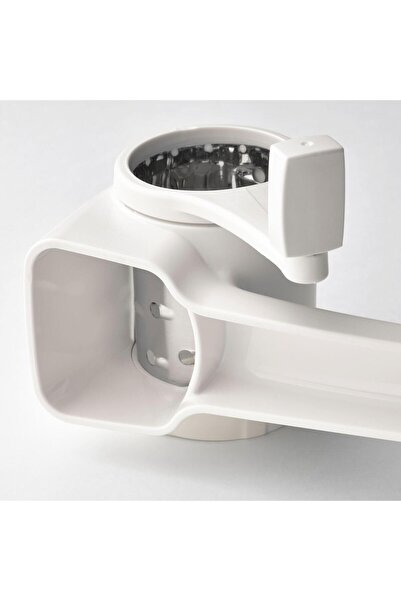 IKEA Rende 17 cm 2'li Döner Rende Aparatı Paslanmaz Çelik Beyaz Renk