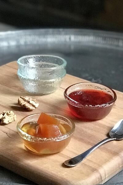 Sunu Sosa M Natural Cam 4'lü Mini Kase, Sosluk Ve Reçellik Seti - 7,5 Cm