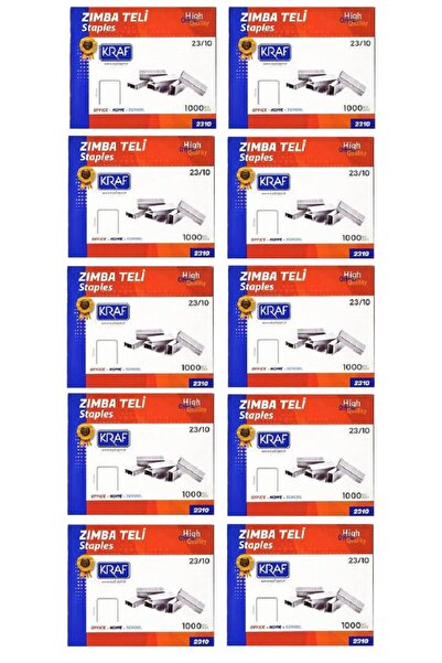 KRAF 2310 Zımba Teli 23/10 (1000'li) 10'lu paket