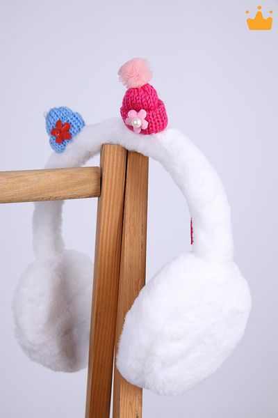 Babyhola Adjustable Plush Earmuff for Ages 2-9