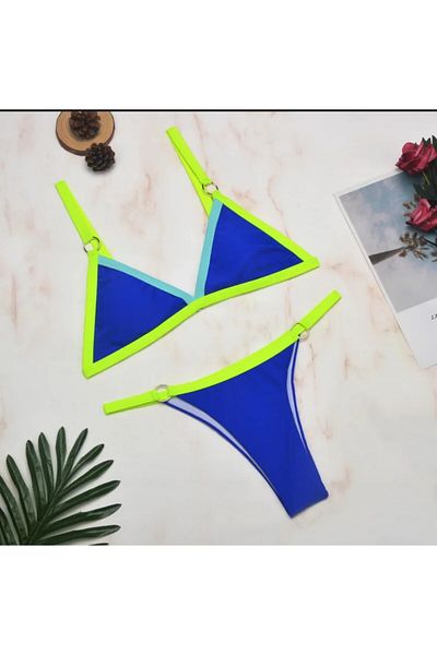 ARDSU Căptușeală detașabilă, căptușeală, bikini albastru și verde