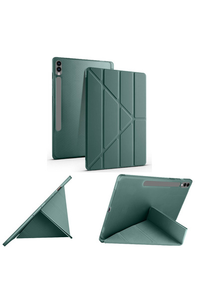 İncisoft Samsung Galaxy Tab S9 Plus / Tab S9 FE Plus Uyumlu Kılıf Kalem Bölme...