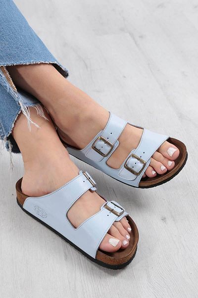 Osso Genuine Leather Women's Flat Slippers211124606