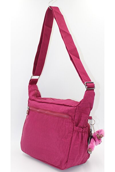 Bevitton Klinkır Suya Dayanıklı Kumaş Kadın Moden Omuz Çantası Bordo 4120