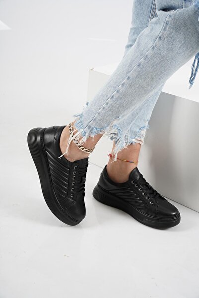 Osso Hakiki Deri Kadın Sneaker Ayakkabı 222116101