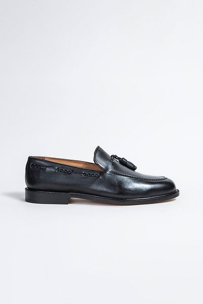 Picci Men's Black Leather Shoes