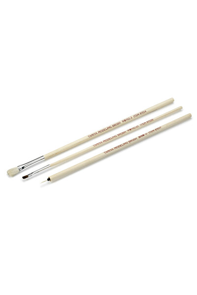 TAMIYA Modelist Brush Set (3 Pieces), Hobby Painting Material
