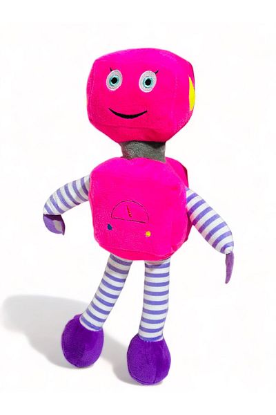 tmtoysandmore 40 Cm Pink Plush Robot Toy