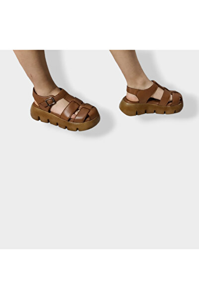 Dünya Shoes HAKİKİ DERİ KADIN SANDALET